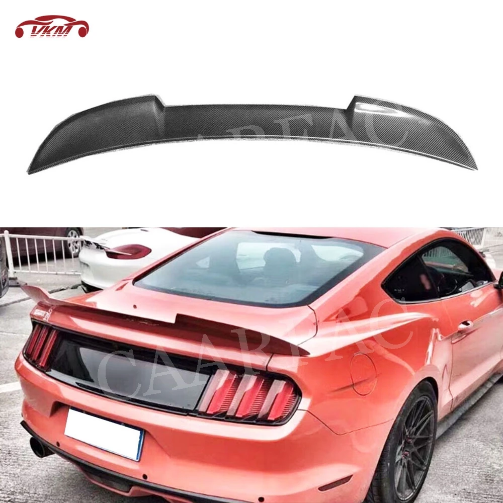 Карбоновый Материал, Задний Спойлер багажника для Ford Mustang GT V8 V6 GT350R Coupe 2015 2016 2017 2018 2019 2020, Автомобильный стайлинг