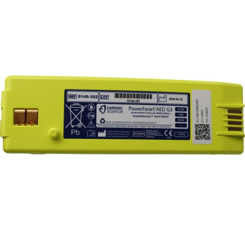 Кардиология Кардиология Powerheart AED G3 Дефибриллятор Батарея 9146-302 Электродный лист