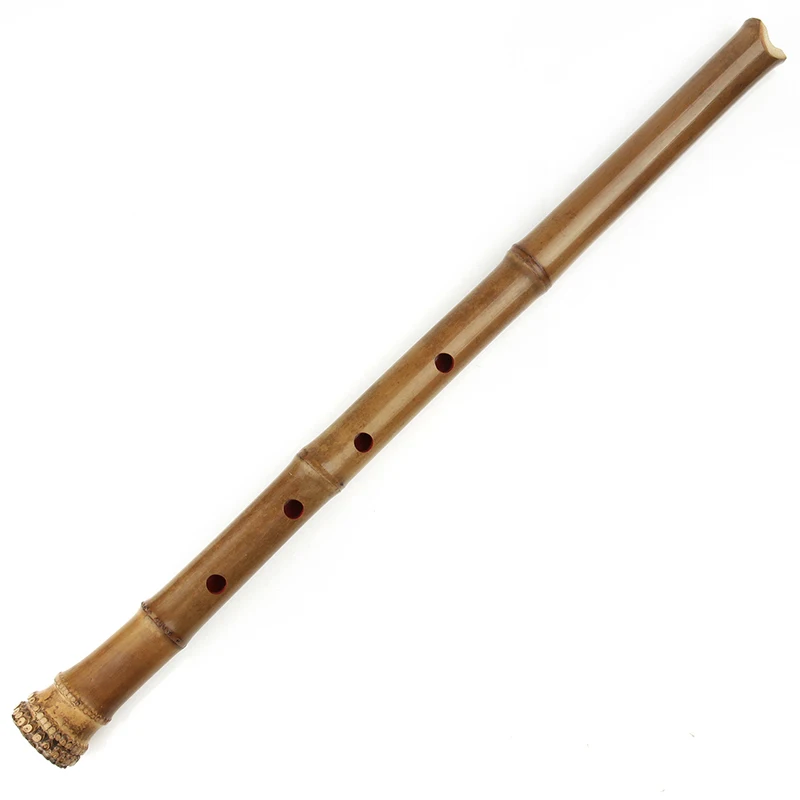 Клавиша D Вертикальная бамбуковая флейта Оригинальные бамбуковые музыкальные инструменты Guizu Японский Традиционный деревянный духовой инструмент ручной работы сякухати