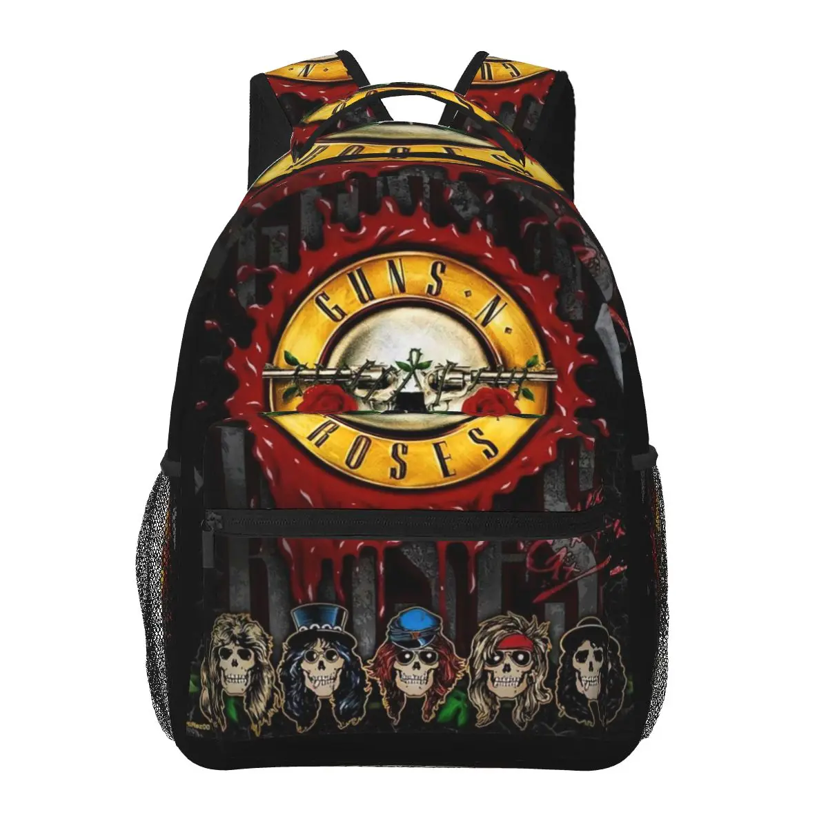 Классические рок-группы, рюкзак Guns And Roses для девочек и мальчиков, дорожный рюкзак, школьные сумки для подростков
