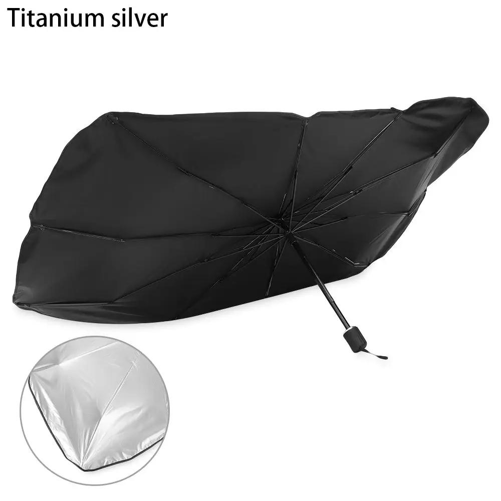 Козырек из алюминиевой Фольги, Светоотражающая пленка, Теплоотделяющая крышка переднего лобового стекла, зонтик От солнца, зонт, сгибаемый