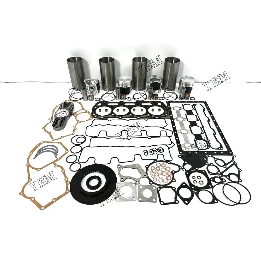 Комплект для ремонта гильзы цилиндра 404D-22T с подшипниками, прокладками и другими носимыми деталями. Для Perkins Machinery Engine.