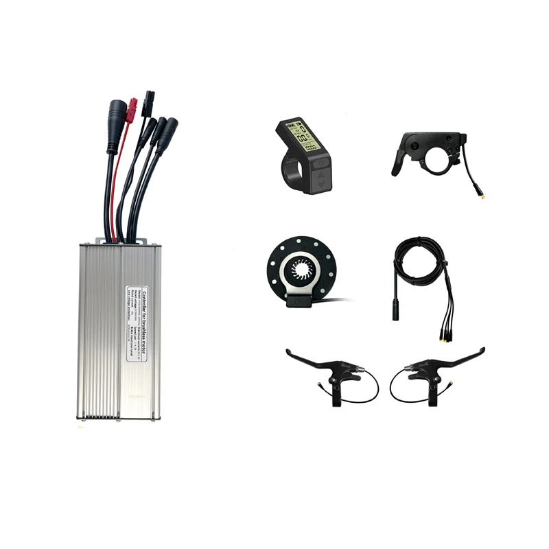 Комплект контроллера синусоидальной волны, Электрический Велосипед, Комплект для электрического Скутера, дисплей LCD4, контроллер синусоидальной волны 36/48 В 30A, Замена 1000 Вт