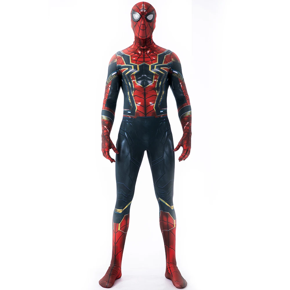 Косплей костюм супергероя Человека-паука на Хэллоуин, костюм Зентаи для взрослых и детей, боди Питера Паркера, мужские праздничные комбинезоны
