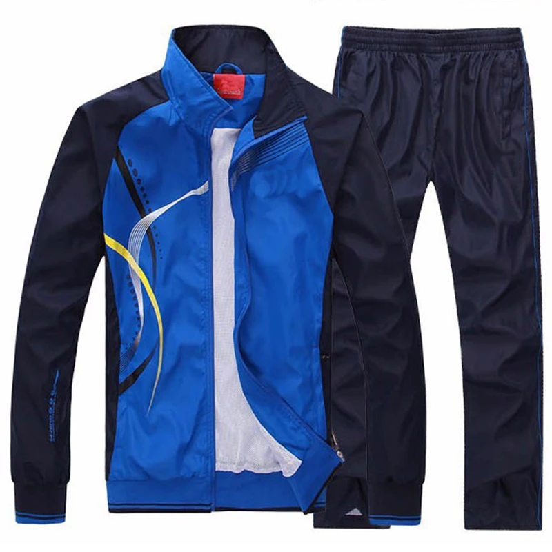 Куртка + брюки, спортивный костюм из двух предметов, мужская брендовая одежда, Спортивный костюм, Мужской спортивный комплект, Осенний тренировочный спортивный костюм для баскетбола с принтом