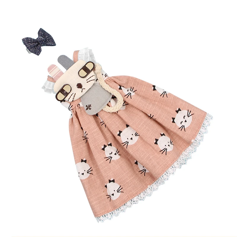 Ледяная кукольная одежда DBS Blyth Licca Joint body bjd, милое платье с котом и заколкой для волос, аниме-платье