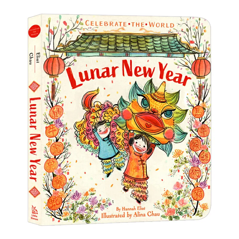 Лунный Новый год, Детские книги для детей 3, 4, 5, 6 лет, Английские книжки с картинками, 9781534433038