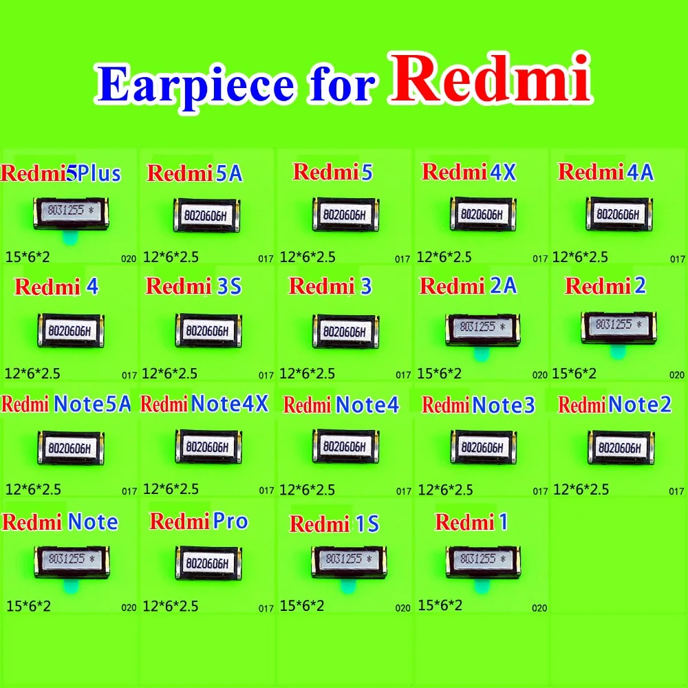Лучшая цена на 2 шт. Звуковой Верхний Динамик Для Xiaomi Redmi 1 2 3 4 5 5 Plus 5A 4X 4A 3S 2A Redmi Note pro 1s Запчасти для ремонта