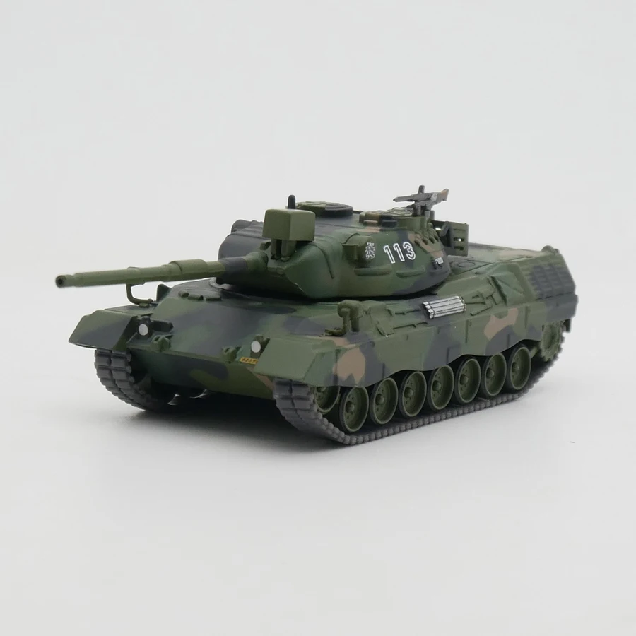 Масштаб 1:72 Леопард 1A2 Времен Холодной войны Леопард 1 Основной боевой танк Из сплава, Военизированная Модель Танка с боевой гусеницей, Коллекционная игрушка В подарок