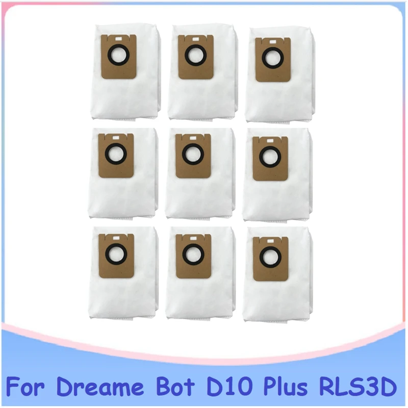 Мешки для пыли для Xiaomi Dreame Bot D10 Plus RLS3D Пылесос, мешок для мусора, запасные части для замены