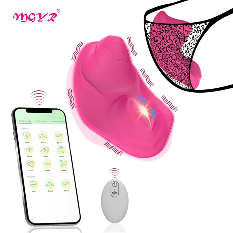 Мини Вибратор G Spot Для женщин Приложение для присоски клитора Bluetooth Пульт дистанционного управления Стимулятор клитора Массажер для мастурбации Секс-игрушки для взрослых