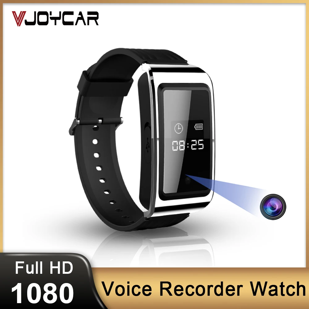 Мини-Рекордер с голосовой активацией Full HD, браслет, Часы, Видео с разрешением 1080P, Спортивная запись звука на запястье, AVI Cam Recorder