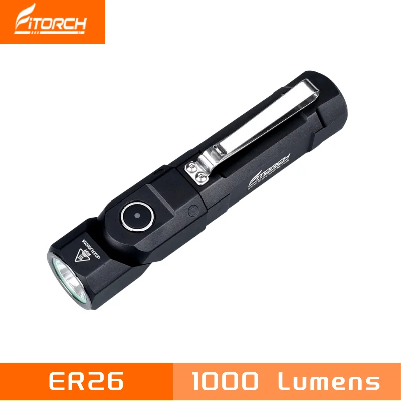 Многофункциональный светодиодный угловой фонарь Fitorch ER26 1380 Люмен Перезаряжаемый Luminus SST40 Универсальный светодиодный фонарик включает в себя 1 X 18650