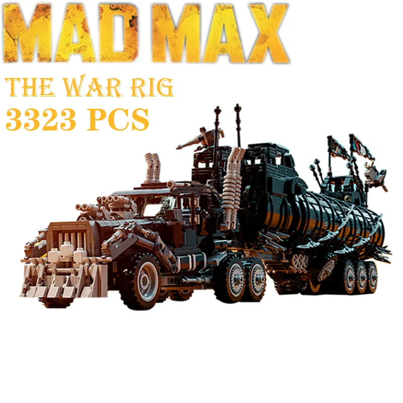 Модифицированный грузовик высокотехнологичной серии War Rig May The Gigahorse Max Movie Collection Модель Строительные блоки Наборы Кирпичей Детские игрушки