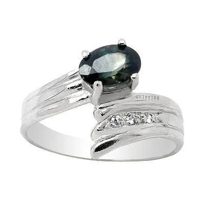 Модное Серебряное кольцо-качели для вечеринки 4 мм * 6 мм 100% Натуральное Сапфировое кольцо из стерлингового серебра 925 пробы, ювелирные изделия с сапфиром