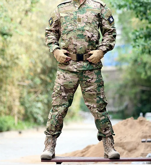 Мужская военная форма, Страйкбол, Камуфляжный тактический костюм, Походный армейский спецназ, Комбезы, Брюки, Военная Солдатская одежда