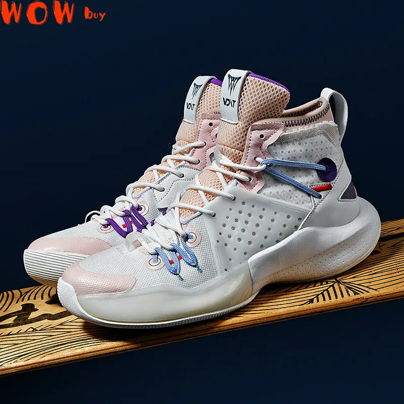 Мужская обувь для баскетбола, дышащая амортизирующая нескользящая спортивная обувь Для занятий в тренажерном зале, Спортивные баскетбольные кроссовки для женщин
