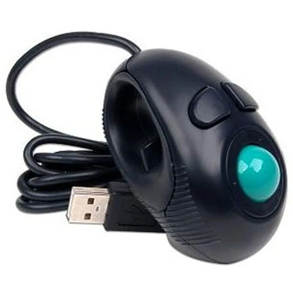Мышь Ручной Пальчиковый компьютер 4D Трекбол Neu Портативный ПК Мини USB Мышь для ноутбука С низким уровнем шума Портативные Эргономичные бесшумные клавиши