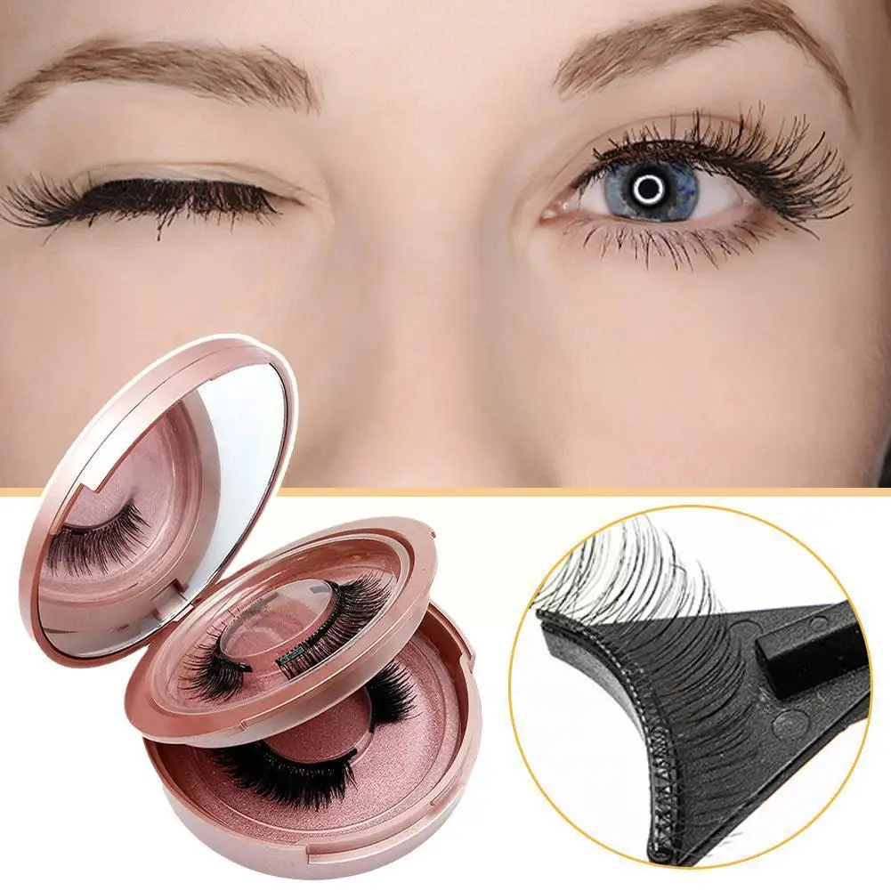 Набор Магнитных ресниц С Аппликатором 3D Natural Look Eye Wear No Easy Клей Для Ресниц Многоразовые Накладные Ресницы Need Lashes Magn H8Q2