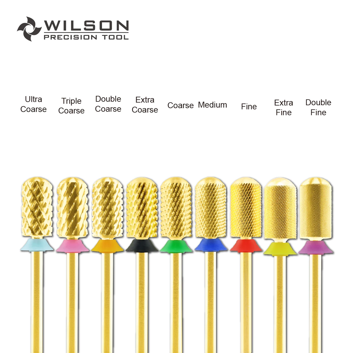 Набор сверл для ногтей WILSON с большим стволом и гладкой поверхностью, быстро удаляющий гель, сверло для ногтей