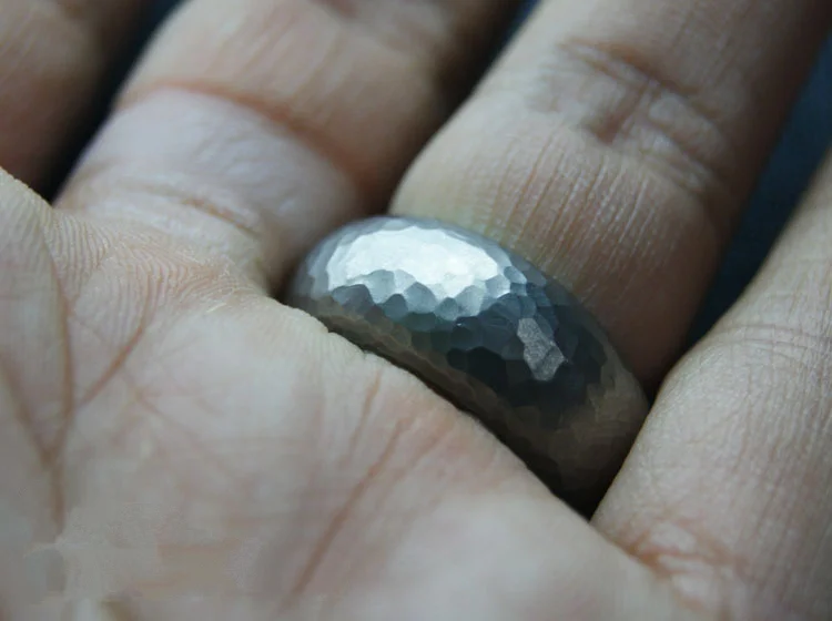 Наружное кольцо Edc из титана Ta2, матовое, с гравийным покрытием, Кремневое, ударное, тактическое Кольцо