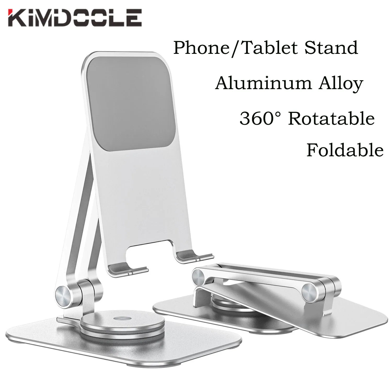 Настольная подставка для телефона из алюминиевого сплава Kimdoole, настольный держатель для мобильного телефона Xiaomi iPhone Samsung, Аксессуары для смартфонов, телефонов