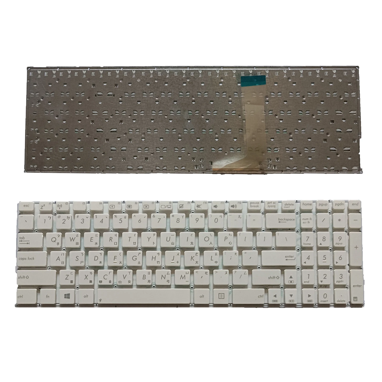 Новая клавиатура для Asus A556U K556U K556UA FL5900U R558U R558UQ X556U X556UA X556UQ TW белого цвета