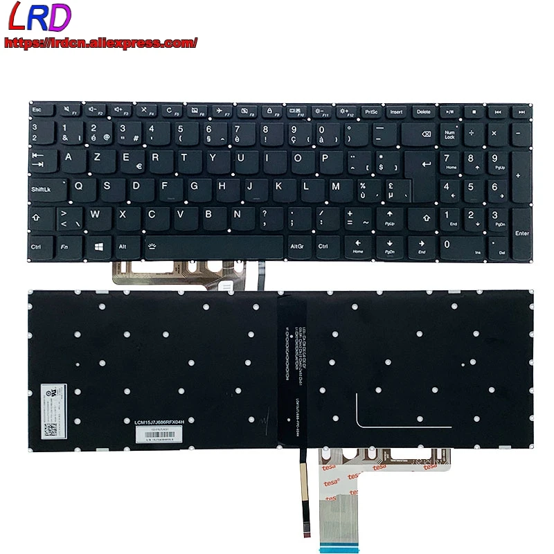 Новая Оригинальная клавиатура BE Belgian с подсветкой для ноутбука Lenovo Ideapad 310-14 ISK IKB IAP V310-14IKB V110-14AST E42-80 V510-14IKB 