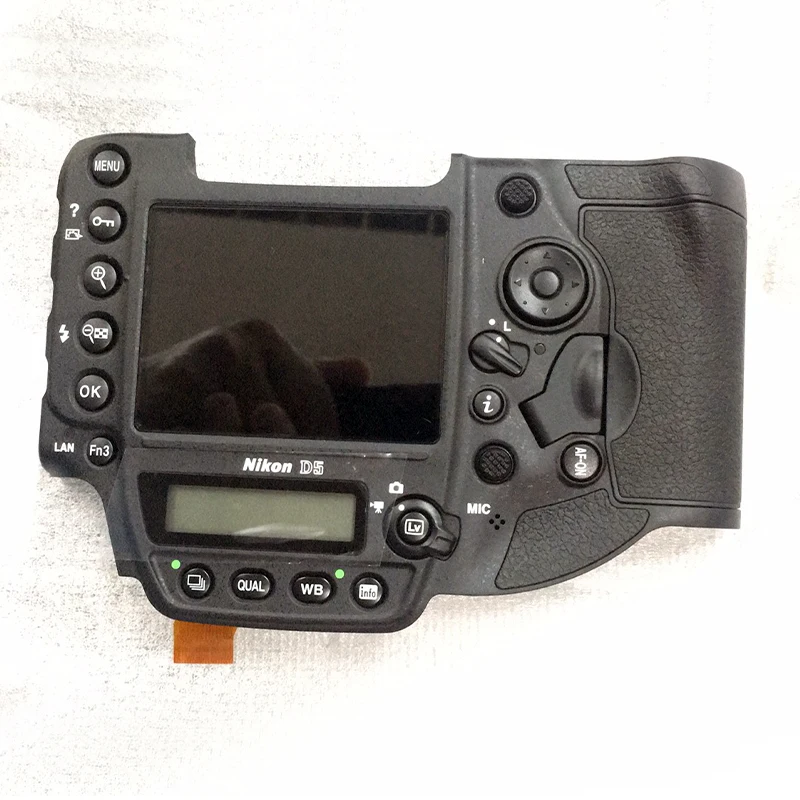 Новая полная задняя крышка в сборе с ЖК-экраном и кнопками, запасные части для Nikon D5 SLR (QXD edition)
