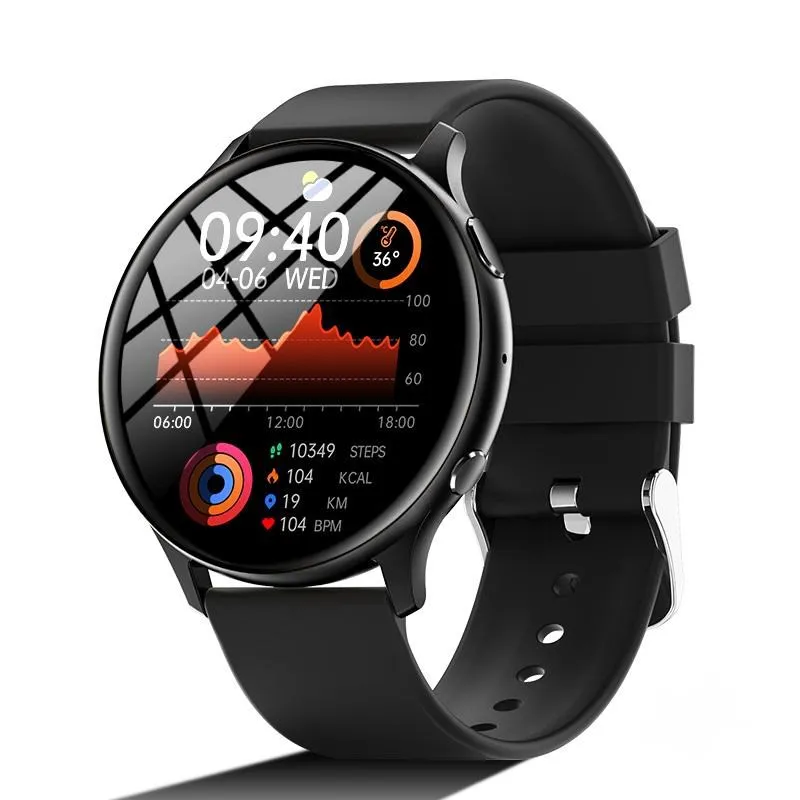 Новые Смарт-Часы с Определением Температуры Мужские Спортивные Фитнес-Браслет Воспроизведение Музыки Bluetooth Часы Вызова AI Voice Assistan Smartwatch