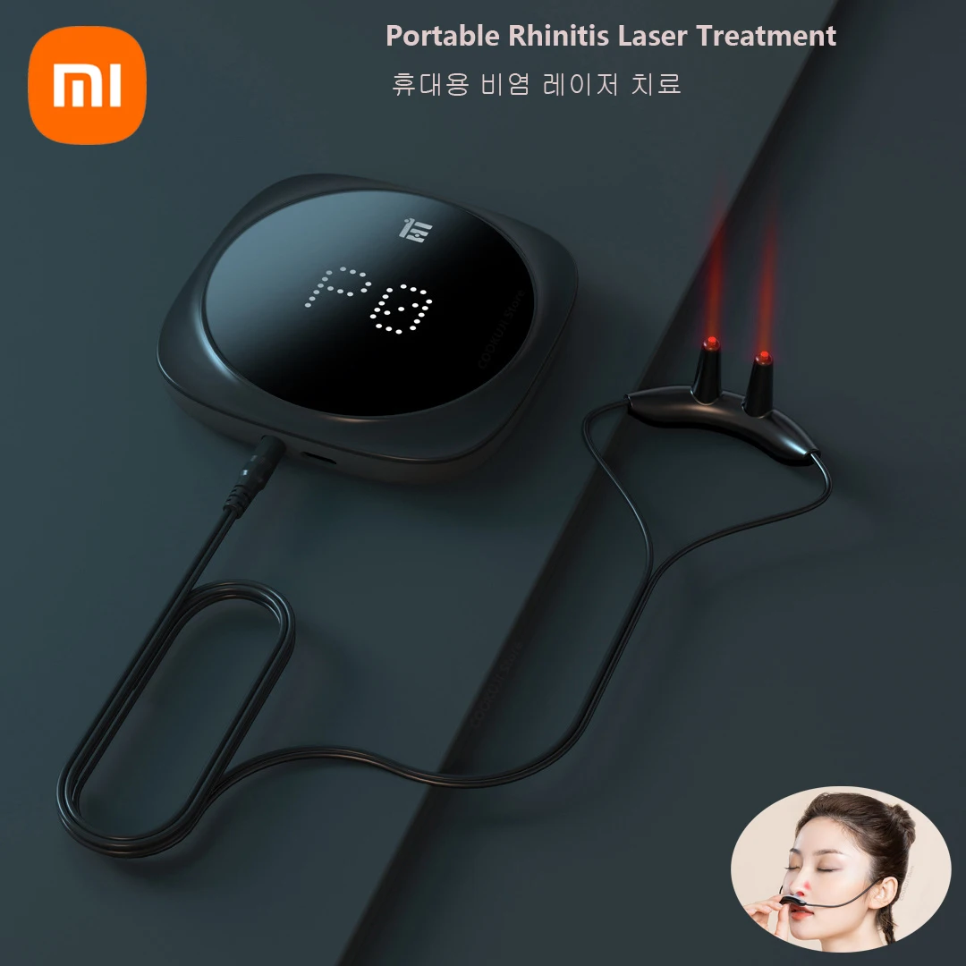 Новый Xiaomi Youpin Портативный Прибор Для Лазерного Лечения Ринита 650nm Полупроводниковый Прибор Для Лечения респираторных заболеваний