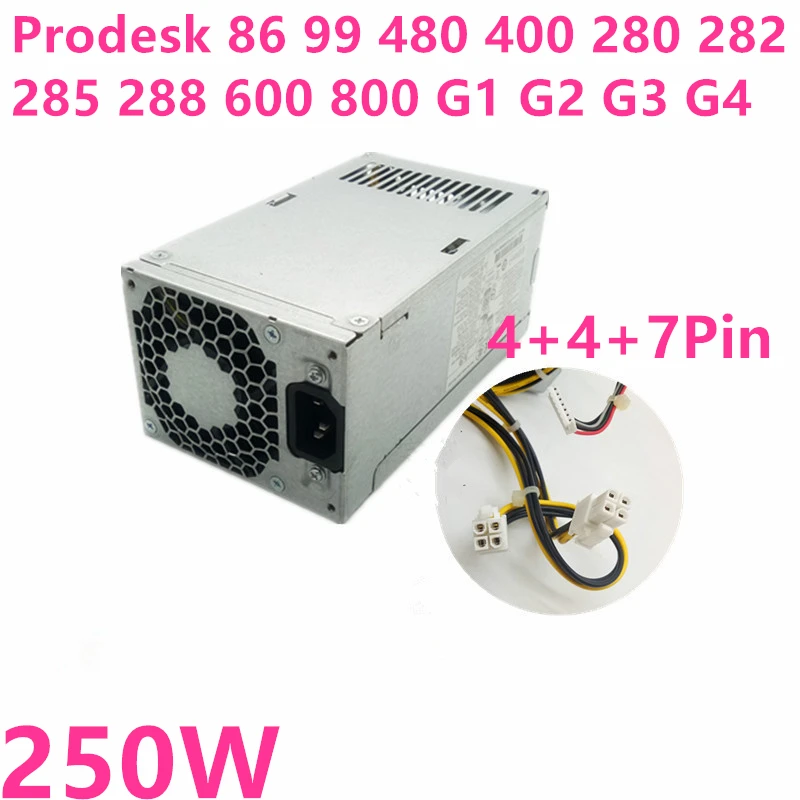 Новый Блок питания Для HP Prodesk 86 99 480 400 280 282 600 800 G1 G2 G3 4Pin 250 Вт Блок Питания D16-250P1A PCG002 PCH022 901760-001