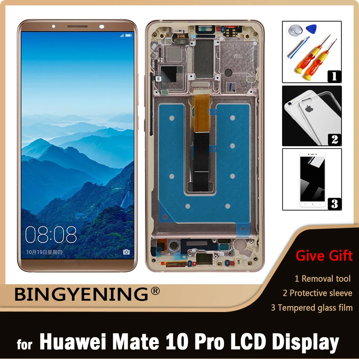 Новый Для Huawei Mate 10 Pro ЖК-экран дисплея Сенсорный Дигитайзер В Сборе Для Huawei Mate 10 Pro С Рамкой BLA-L09 BLA-L29 Замена