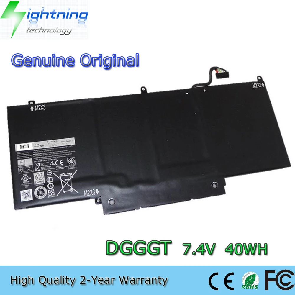 Новый Подлинный Оригинальный Аккумулятор для ноутбука DGGGT 7,4 V 40WH для Dell XPS11D-1308T XPS 11R-1508T XPS11D-1508T XPS11R GF5CV
