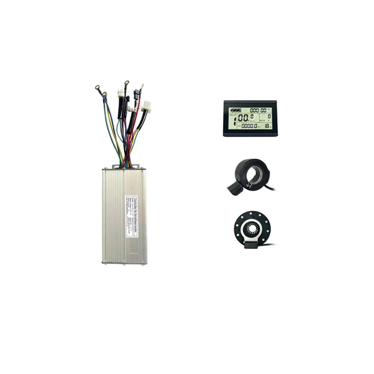 Новый Практичный комплект контроллера, Электрический велосипед, Комплект для Электрического Скутера, Синусоидальный контроллер с дисплеем LCD3U 36/48V 30A