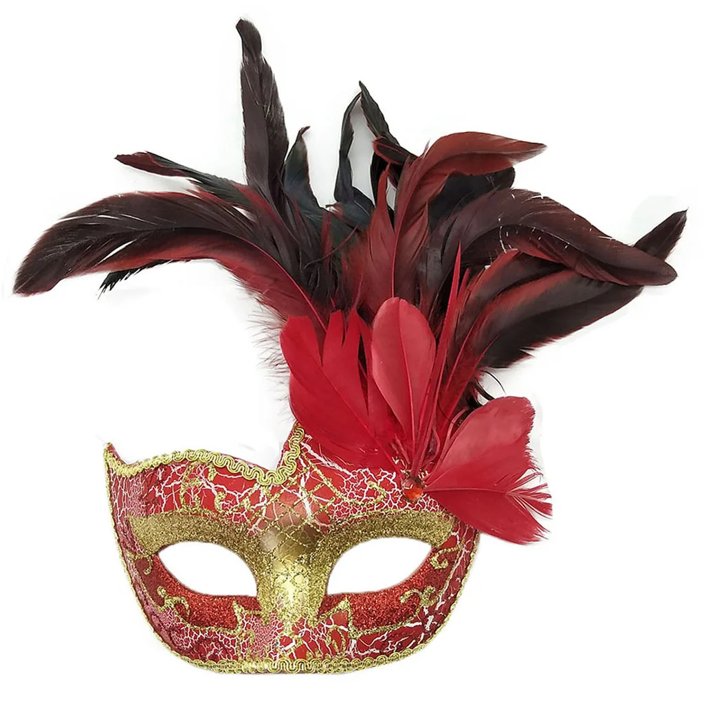 Новый стиль, Маскарад с перьями, Фестиваль призраков, Карнавал, Маска-шоу, Рождественский подарок, Пасхальная маска на Хэллоуин, высокое качество