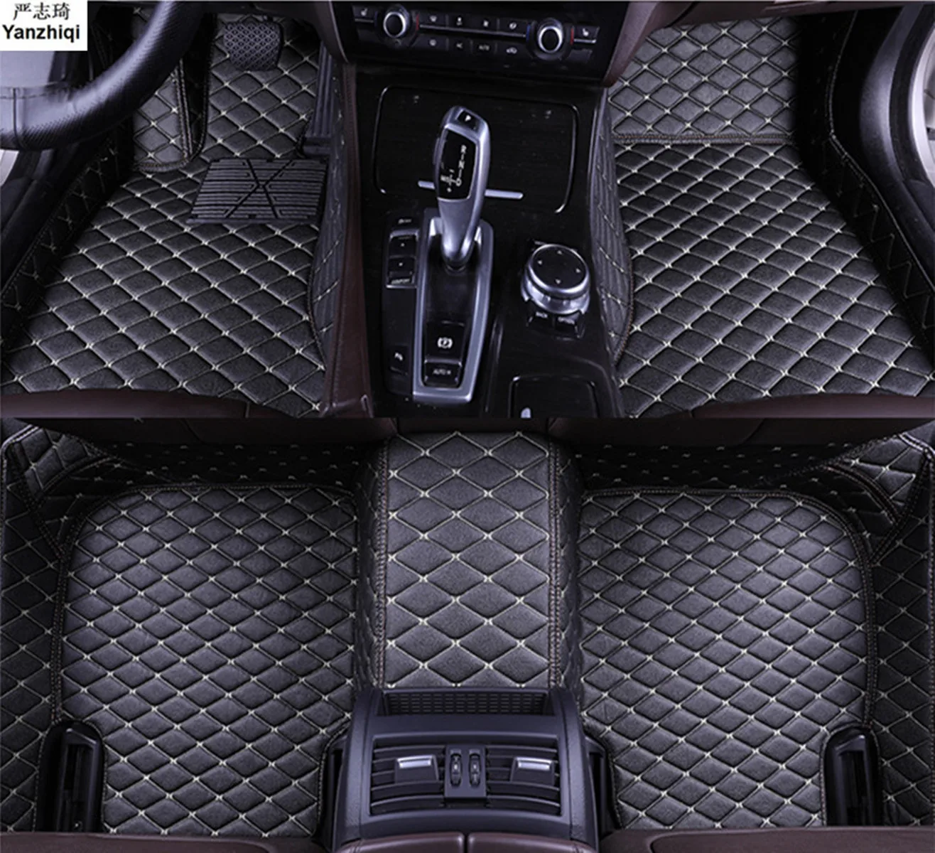 Обновите кожаные автомобильные коврики для Toyota Land Cruiser Prado 7 Местный 2010-2018 Пользовательские накладки для ног автомобильный ковер автомобильные чехлы