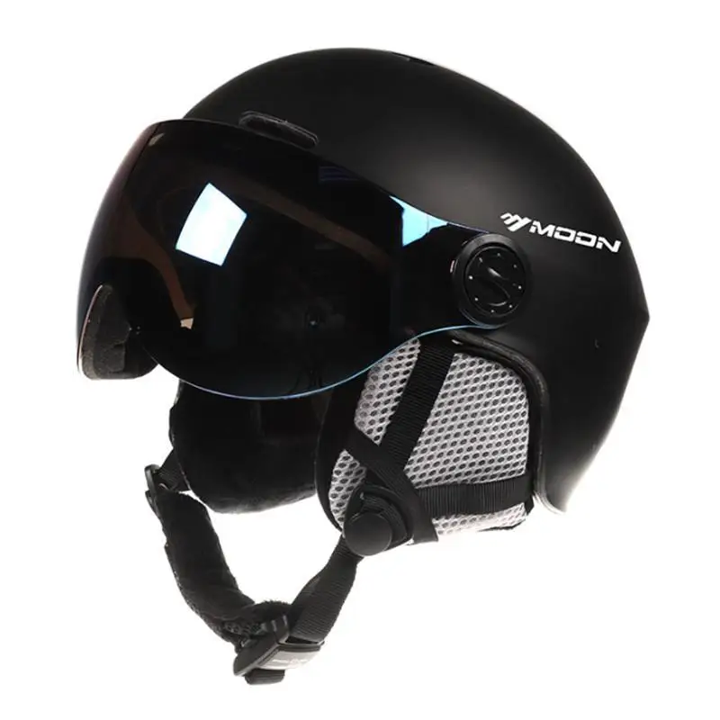 Обновленный Лыжный шлем с защитными очками, встроенный PC + EPS, сертификация CE, Лыжный шлем, Женские, мужские, лыжные, Сноубордические, мотоциклетные шлемы