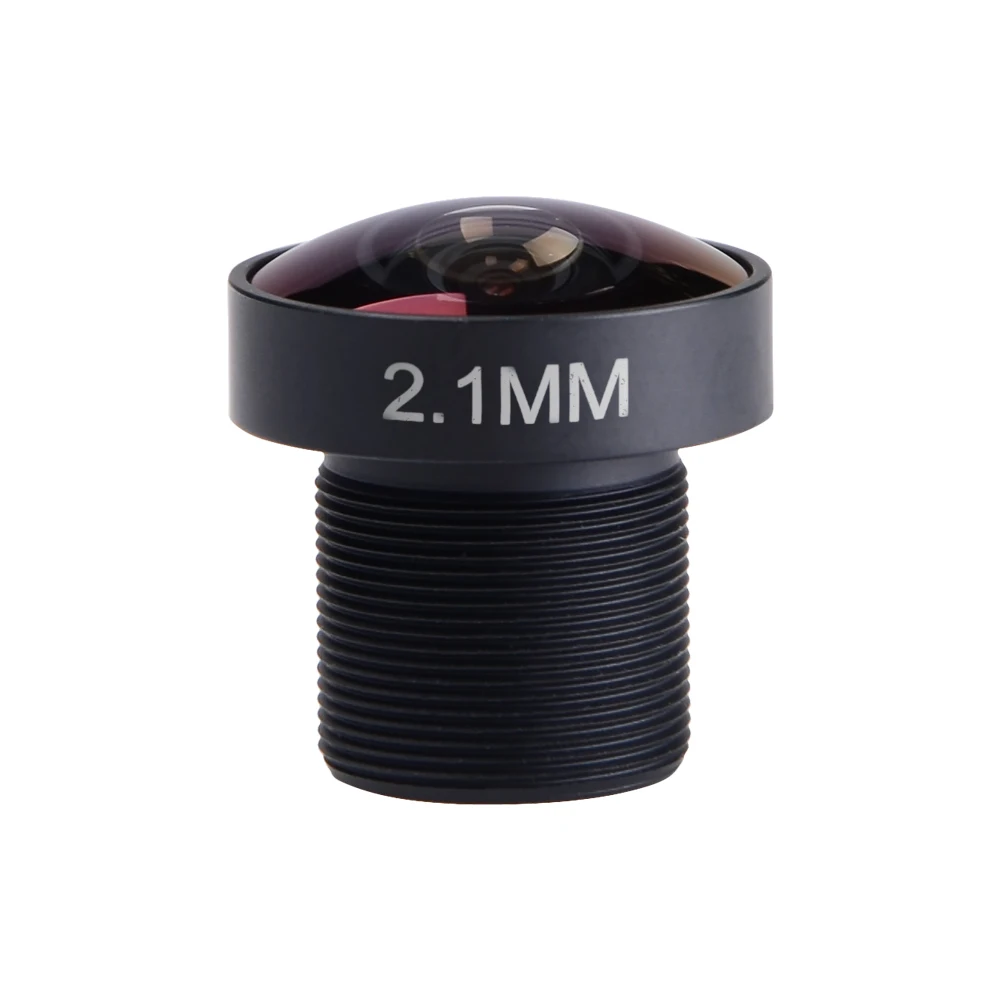 Объектив камеры FPV 2,1 мм с широкоугольным искажением 150 градусов, маленький M12 5MP