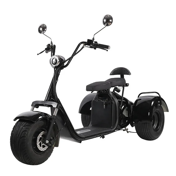 Одобренный EEC электрический трехколесный велосипед мощностью 1000 Вт нового производства для взрослых, электрический скутер