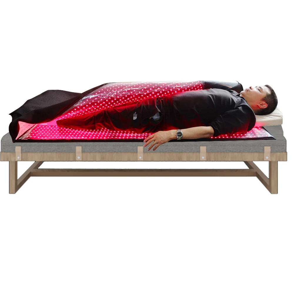 Оптовая продажа одеяло для сауны инфракрасный свет для всего тела, спальный мешок для терапии красным светом, коврик 660 нм 850 нм
