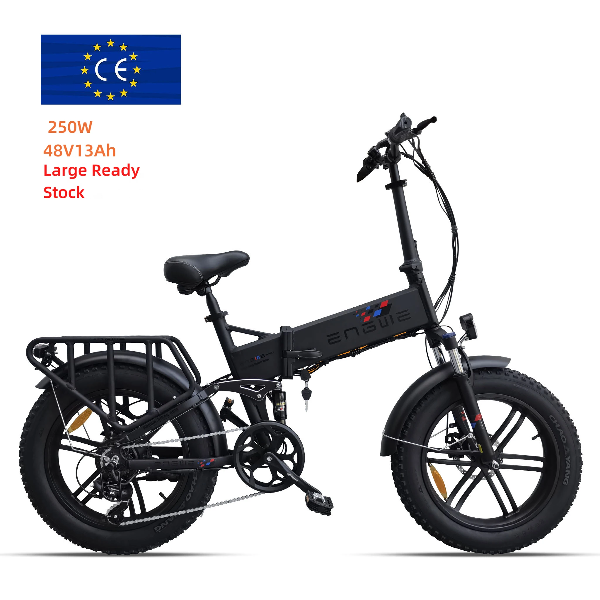 Оптовая цена со склада в ЕС 250 Вт 48 В 13Ah 20 * 4 дюйма 7 скоростей грязевой электрический велосипед e ebike bike engwe Engine X