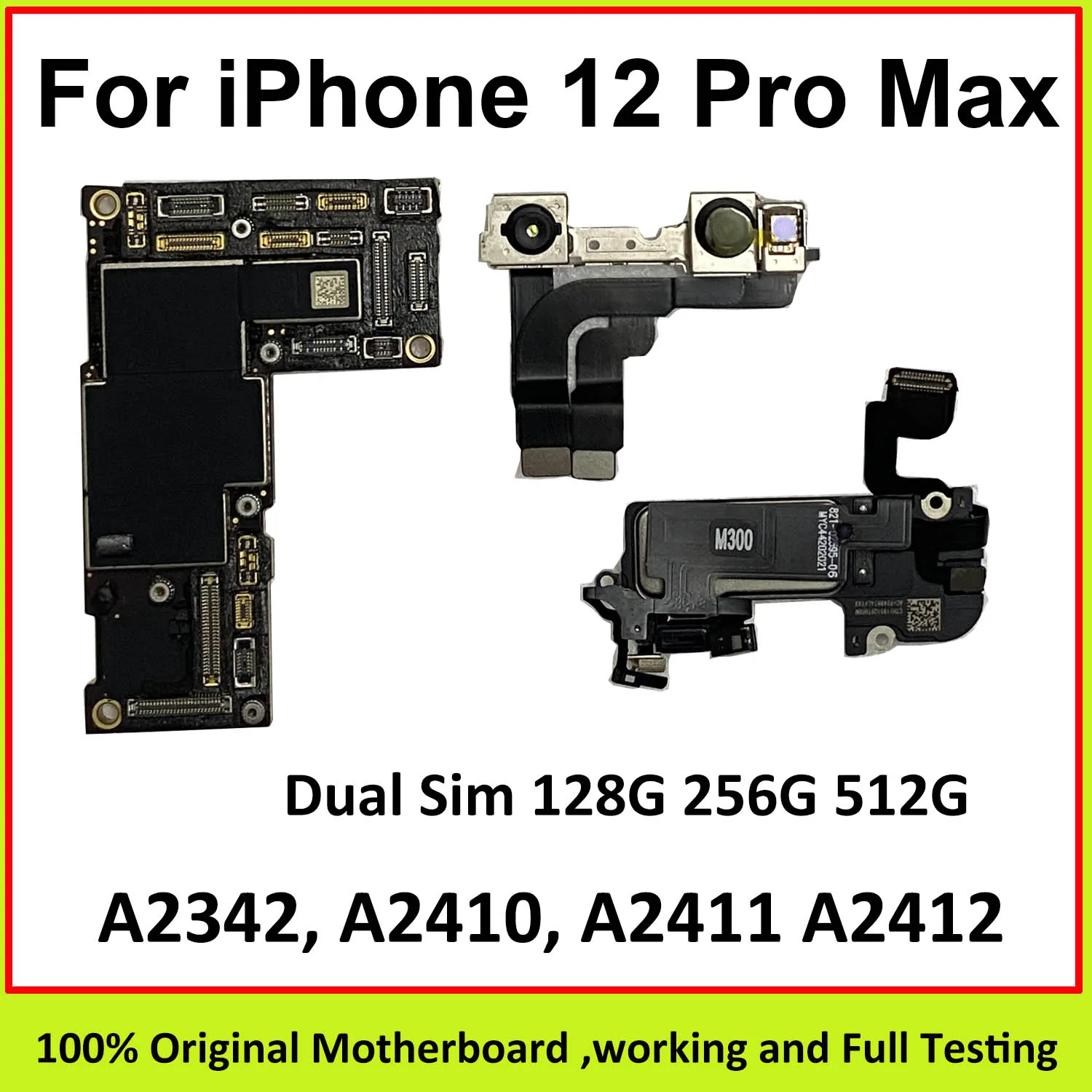 Оригинальная Материнская плата Entsperrt Для iPhone 12 Pro Max Kostenloser Обновление операционной системы iCloud 128G Материнская плата 256G
