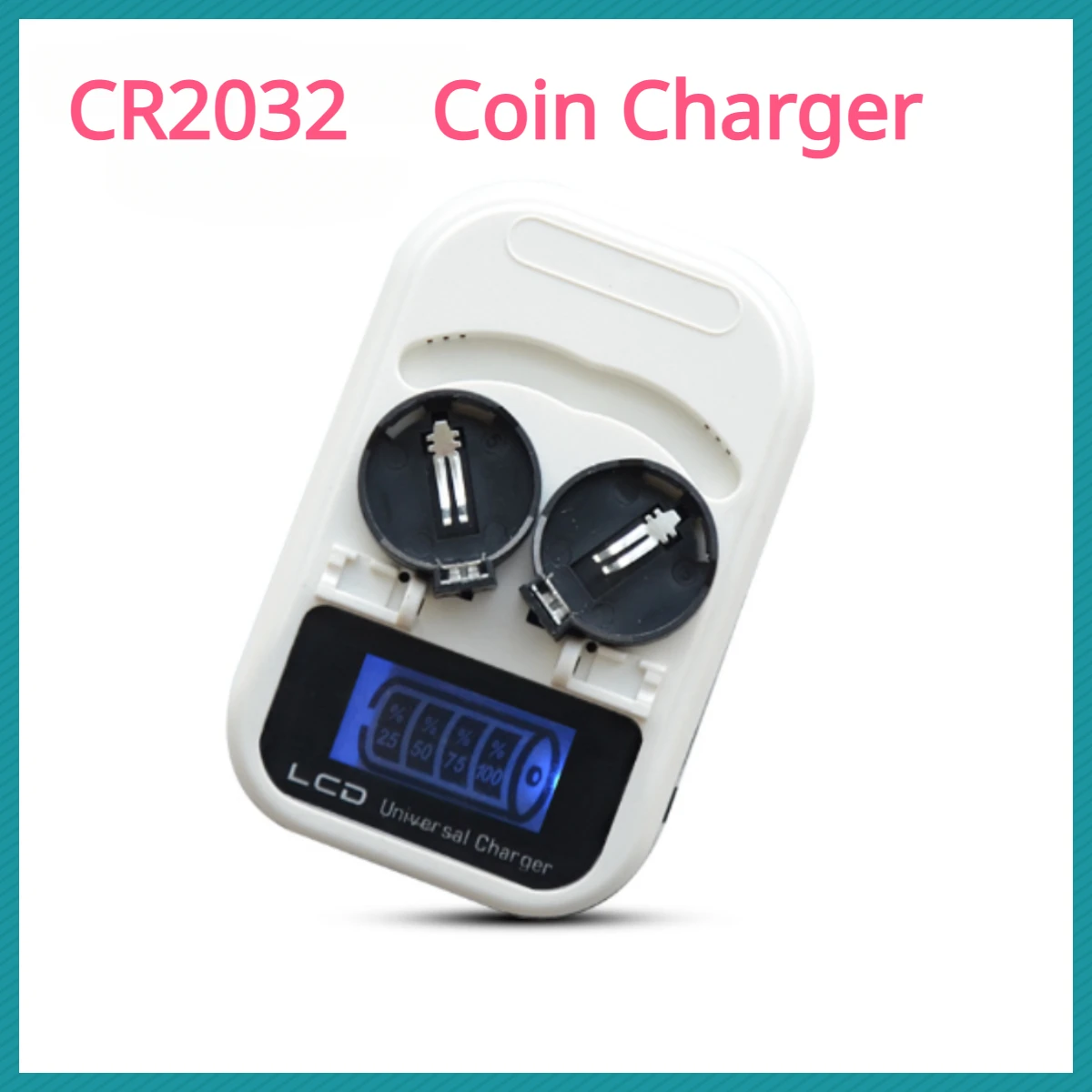 Оригинальное зарядное устройство для монет LIR2032, LIR2025, LIR2016, ячейка для монет 3 В, светодиодный дисплей для зарядки, интерфейс USB