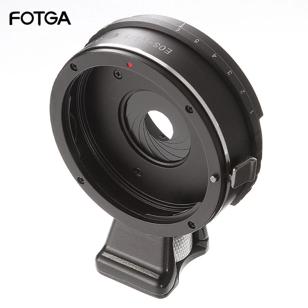 Переходное кольцо для объектива со встроенной диафрагмой FOTGA для объектива Canon EOS EF к камерам M4/3 Micro 4/3 GH5 GF6 G7 E-PL1 Аксессуары для фотосъемки
