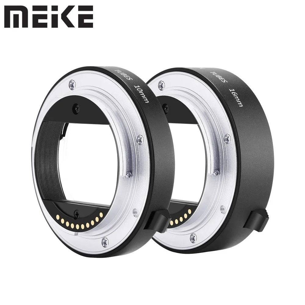 Переходное кольцо для Удлинителя Meike AF с Автофокусом Macro для Olympus Panasonic Lumix M4/3 OM-D E-M1 E-M5 E-M10 Mark III GX80 GX85