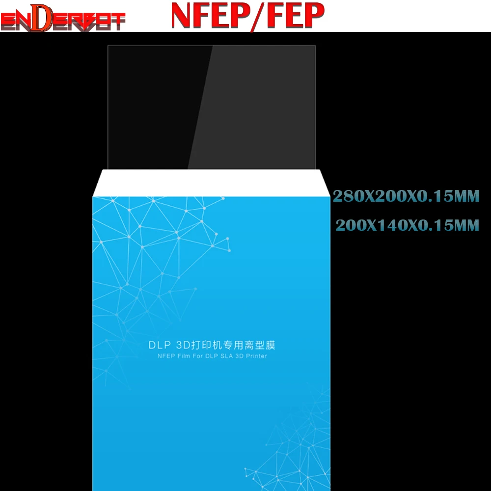 Пленка NFEP/FEP для CREALITY/ANYCUBIC Photon Mono/Mono X/Mono X 6K M3 Plus и других 3D-принтеров с УФ-смолой 5,5-8,9 Дюймов