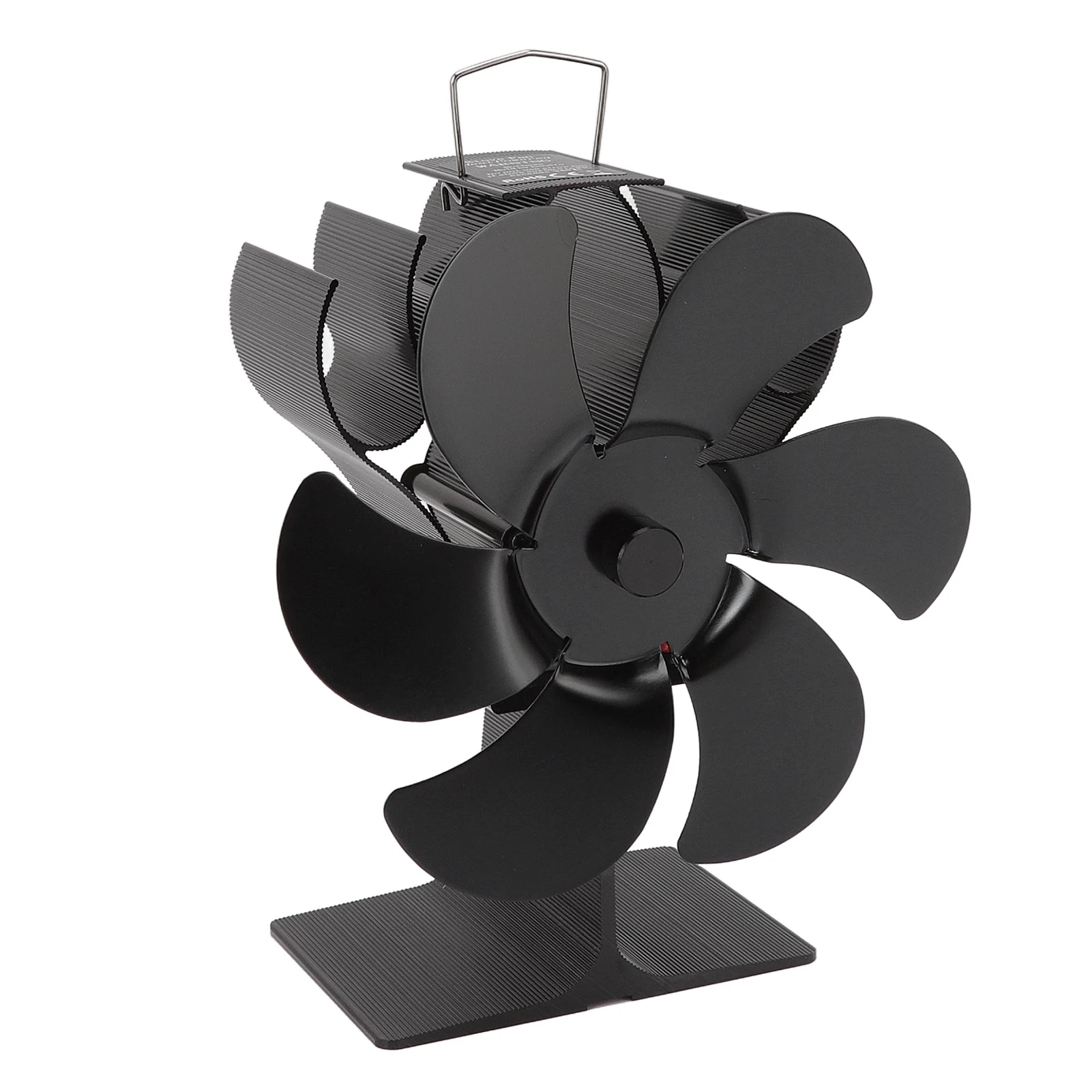 Плита Eco Fan Черный Вентилятор для плиты с тепловым приводом из алюминиевого Сплава с 6 лопастями для дома
