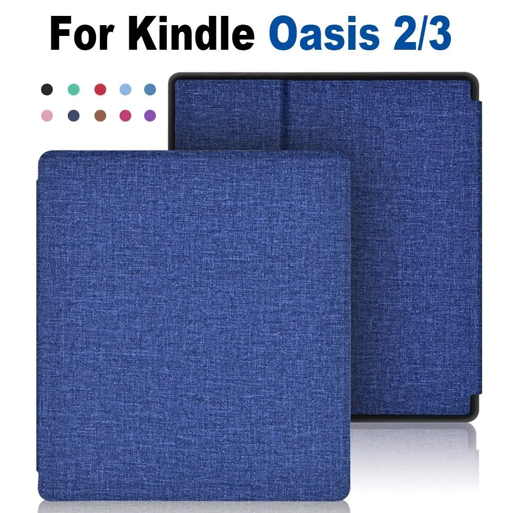 Поддержка рук Smart Cover Funda 9/10-го поколения, 7-дюймовый чехол-книжка для чтения электронных книг из искусственной кожи, Автоматический режим сна /пробуждения для Kindle Oasis 2/3