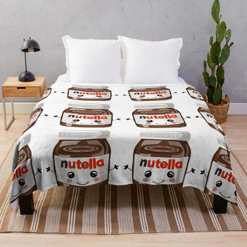 Покрывало Nutella Cutie, очень большое покрывало, покрывало для дивана, декоративное одеяло
